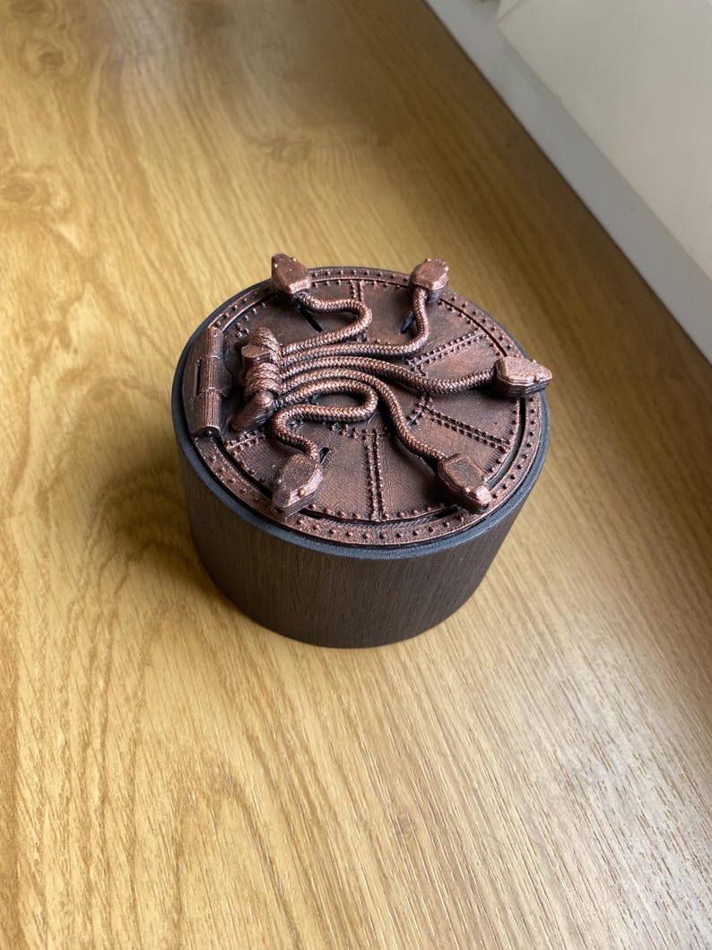 Magic Ring Box, Wedding Ring Box, Special Ring Box, Unique Engagement Ring Box Magic Theme Ring Box Chamber of Secrets - Сopper Color